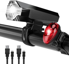 LED Fahrradlicht Set