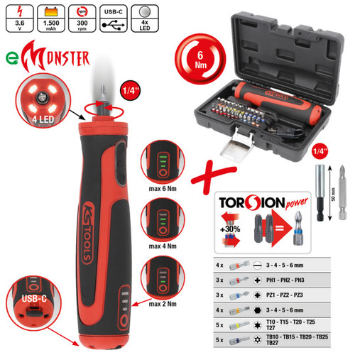Tools emonster 4 - tools, 1/4“