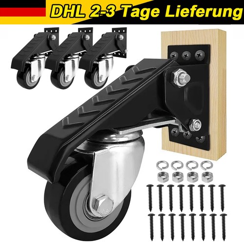 4pack möbelrollen lenkrollen - möbelrollen,
