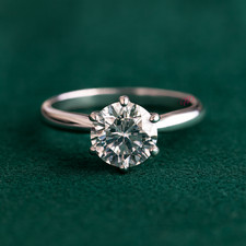 Rundschliff Diamant Ring IGI