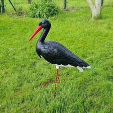 Großer schwarz storch figur - storch,