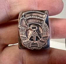 Pägestempel Banner der Arbeit groß DDR Stempel Zirkel Ehrenkranz Wappen Matrize