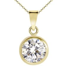 Anhänger 7,5 mm Hochglanz 585 Gold 40,45,50, cm verschied. Goldketten