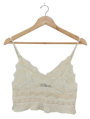 Zara cropped tops creme - tops,