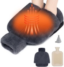 Fußwärmer Ohne Strom Flauschige Wärmflasche Kinder & Erwachsene Winter Geschenk