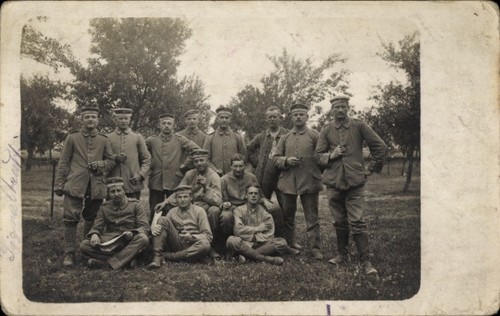 Foto deutsche soldaten in - ak,