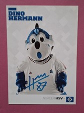 HSV Autogrammkarte Dino "Hermann", sehr selten,2011/12,Hamburger SV
