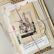 50x vintage papier - 50x, für