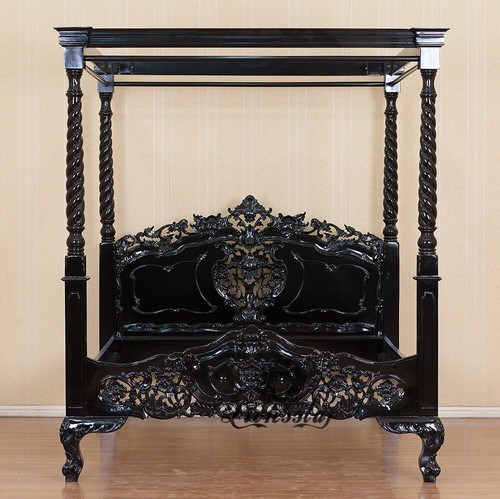 Gothic himmelbett schwarz - gothic,
