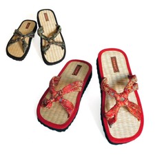 Cinnea® RÍO Wellness Damen Zimtlatschen Hausschuhe gegen kalte Füße, Hornhaut