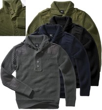 Brandit BW Bundeswehr Alpin Pullover Arbeitspullover Marine Jagd Strickpullover
