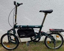 Riese und Müller Faltrad Birdy grün, 7-Gang Nabenschaltung mit kleiner Tasche