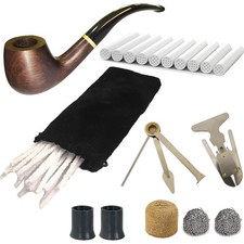 Holz Tabak Pfeife Set 8 in 1