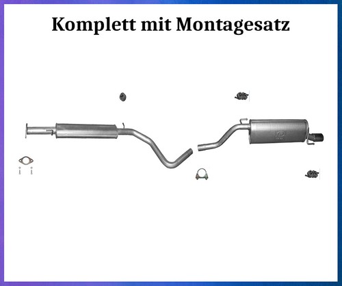 Auspuffanlage für fiat - auspuffanlage,