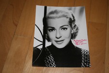 Lana Turner, Autogramm, Autograph auf Grossfoto  ( GF3).