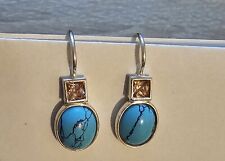 Thomas Sabo Türkis Zirkonia Ohrringe  Top Zustand