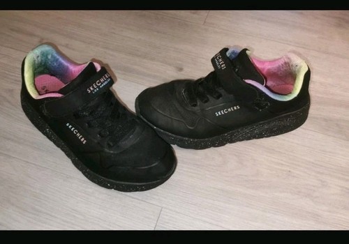 Rainbow speckle skechers - speckle,