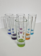 6 x Schnapsglas Bunt Tequila Wodka Likör Grappa Glas