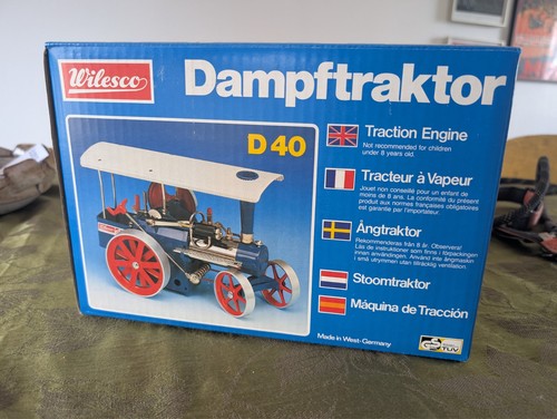 Wilesco dampftraktor d40 model - dampftraktor,