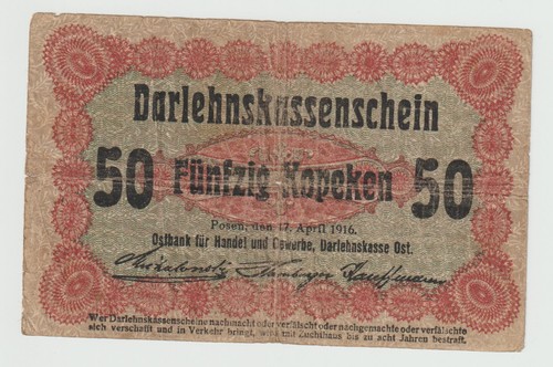 Kopeken 1916 darlehnskasse - kopeken,