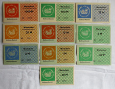 10 Banknoten 0,10 bis 1000