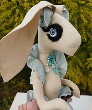 Tilda Hase Kunstpuppe Ostergeschenk Handmade Unikat Ostern rabbit hare 
