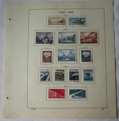 China 1957 briefmarken - 1957,