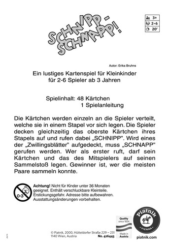 Kartenspiel piatnik 4264 - piatnik,