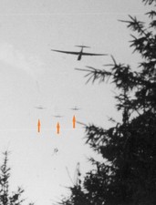 Lastensegler überfliegen