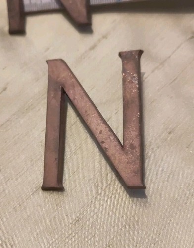 Vintage alte kupfer buchstaben - vintage,