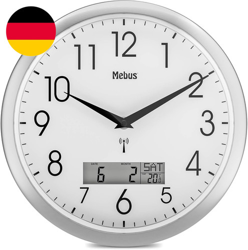 Mebus analoge funk wanduhr - mebus,