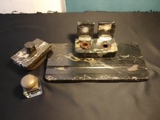 1 antike Schreibtischgarnitur