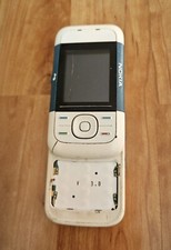 Nokia 5200 - blau-weiß Slider ( defekt  )