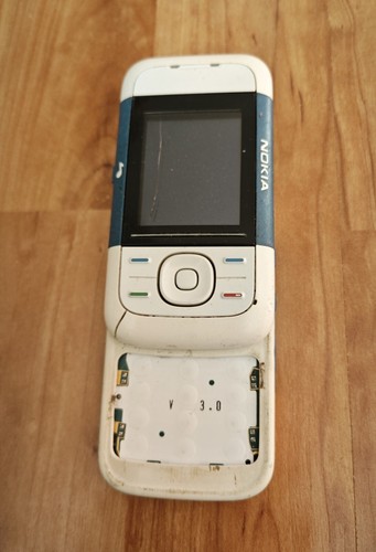 Nokia 5200 blau - blau-weiß, slider