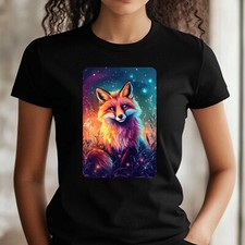 Frauen T-Shirt Neon Fuchs