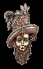 Venezianische Maske mit Hut