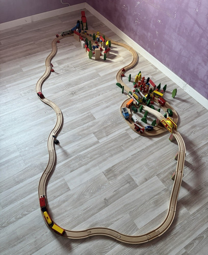 Spielmaus holzeisenbahn set - spielmaus, holzeisenbahn-set