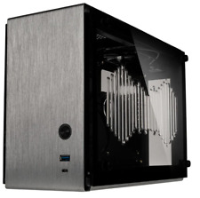 Zalman M2 Mini PC Gehäuse ITX Case mit Acrylglas Seitenteilen - Mini ITX Tower 