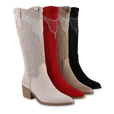 Damen Cowboystiefel Stiefel