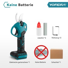 Für Makita 18V Akku Gartenschere Stschneider Rebschere Astschere Strauchschere