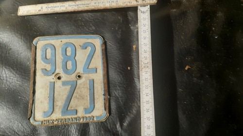 Stück 1982 kennzeichen mofa - 1,