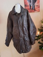 Herren Lederjacke, Gr. 26, Echtleder, Braun