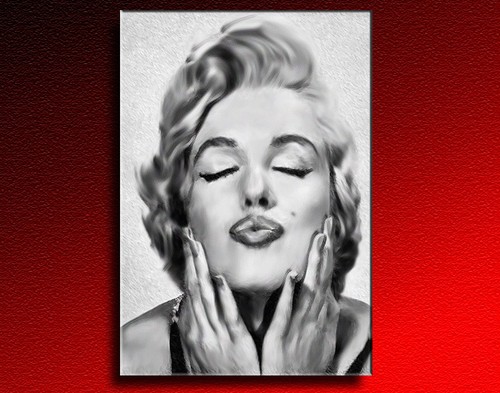 Leinwandbild marilyn monroe - leinwandbild, "marilyn