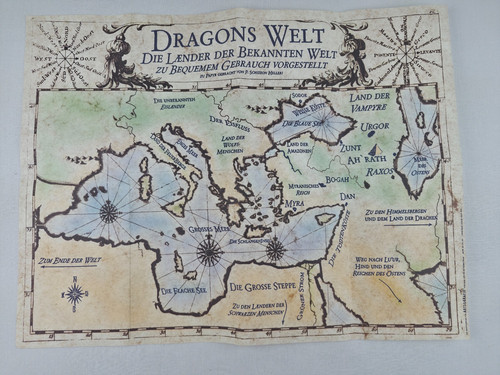 Fantasy landkarte dragons welt - landkarte,
