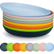 Kunststoff Teller Set 8