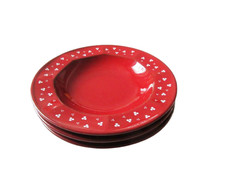 Winterling Pfalzkeramik  rote Keramik 3 Suppenteller Anja Piroschka