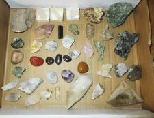 40 Stück Mineralien Sammlung
