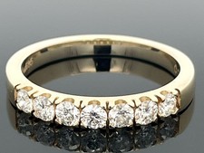RING GR. 18 (CA.57) AUS 585/- GELBGOLD  MIT BRILLANTEN (GES. CA.0,50CT.)