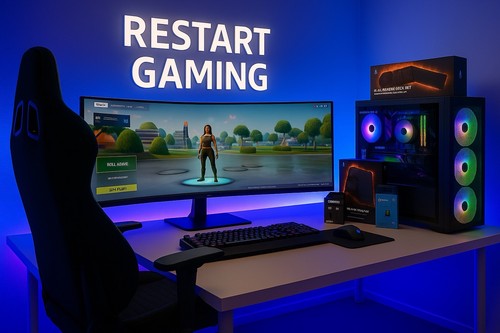 Gaming set monitor - gaming, pc
