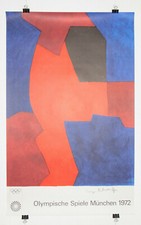Poster Plakat - Serge Poliakoff - Olympiade 1972 München - Olympia 